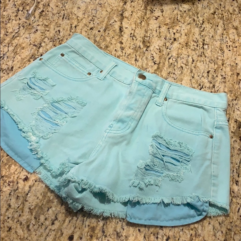 High waisted shorts